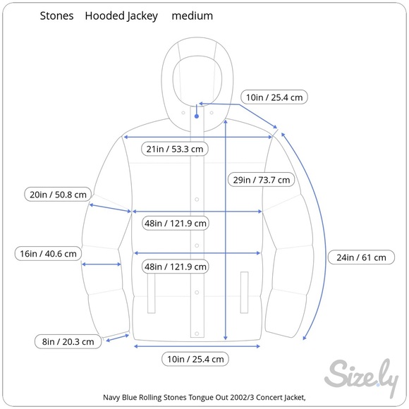 ROLLING STONES LICKS Concert 2002/3 Tour Parka Jacket Coat - Picture 4 of 13